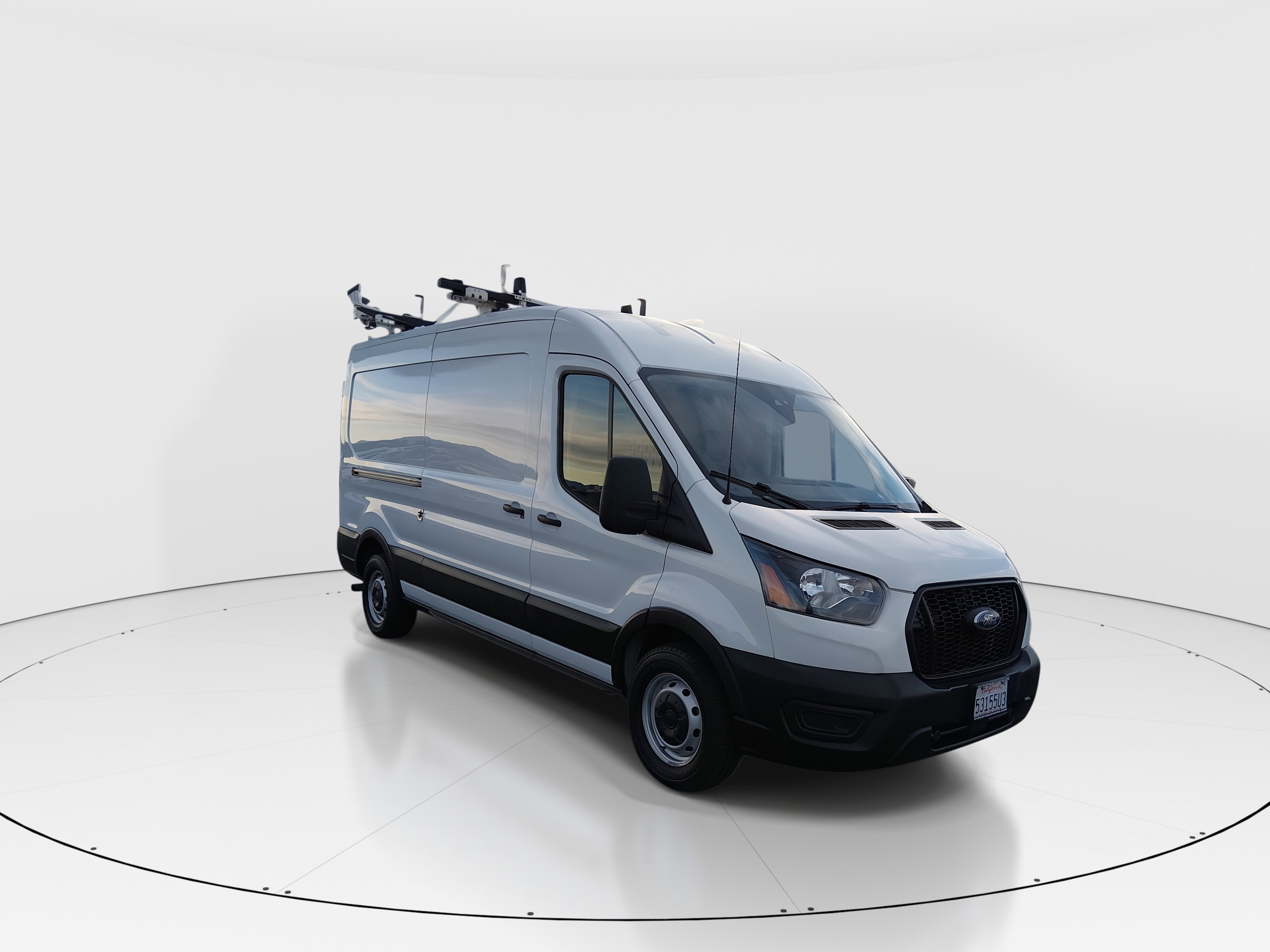 Used 2023 Ford Transit Cargo Van T-150 148" Med Rf 8670 GVWR RWD