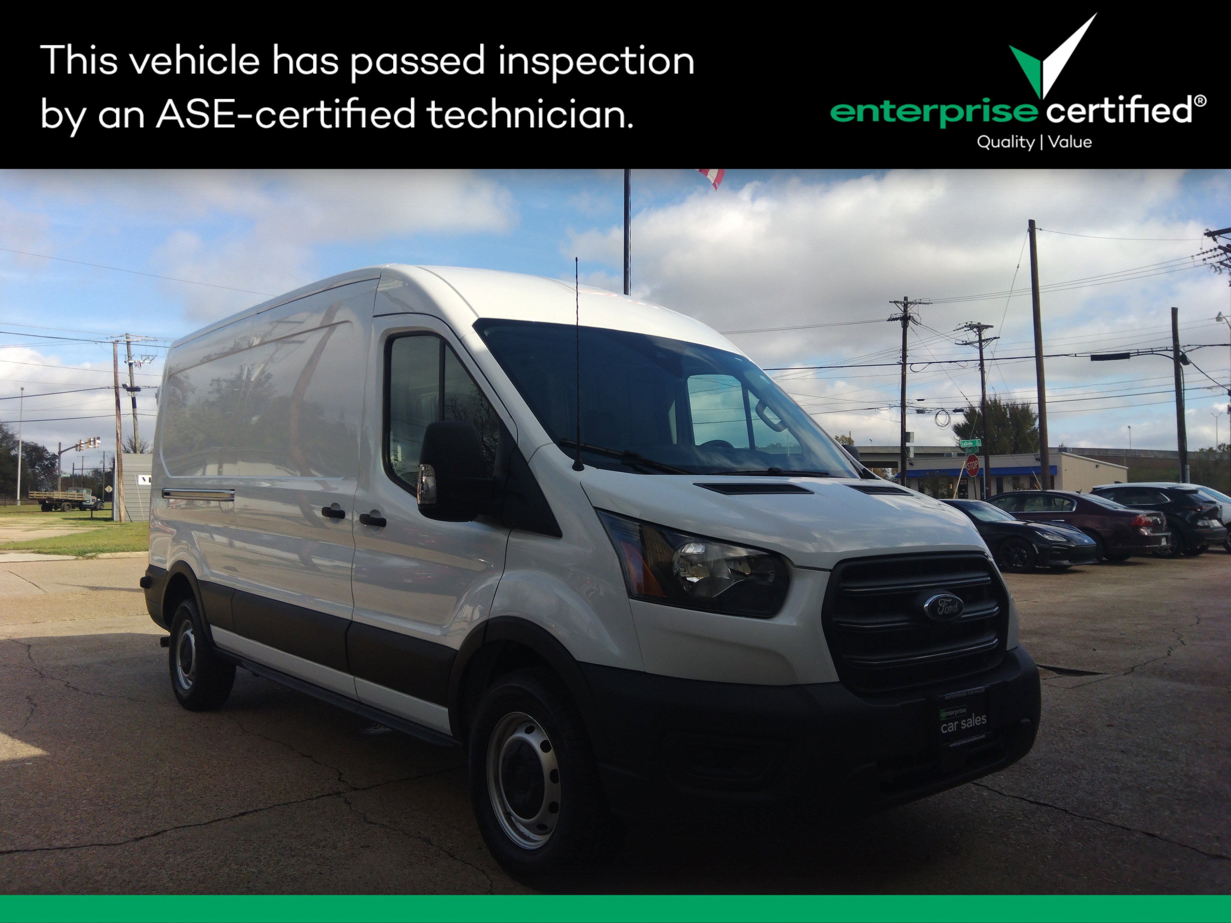 Used 2020 Ford Transit Cargo Van T-250 130" Med Rf 9070 GVWR RWD