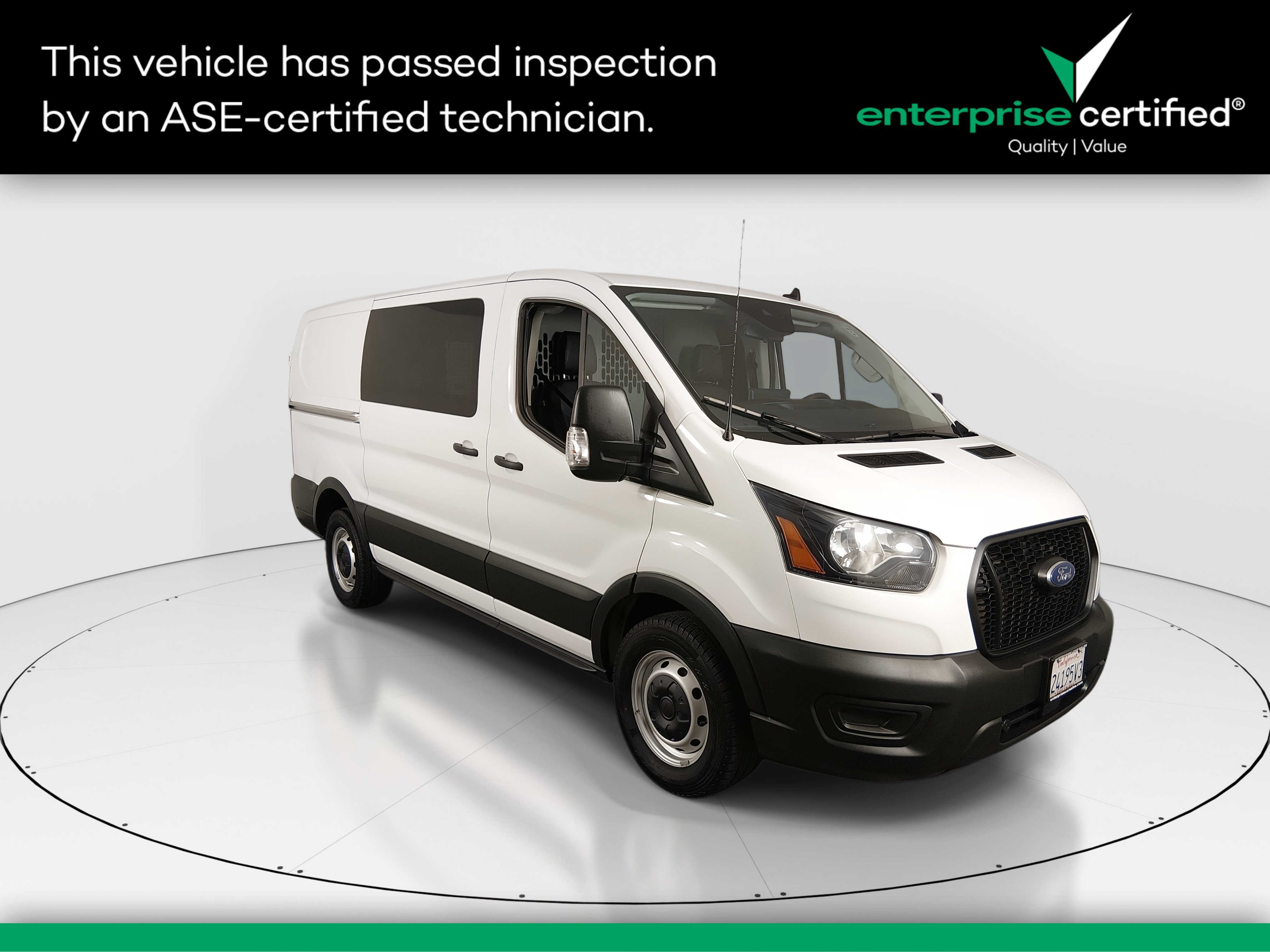 Used 2022 Ford Transit Cargo Van T-150 130" Low Rf 8670 GVWR RWD