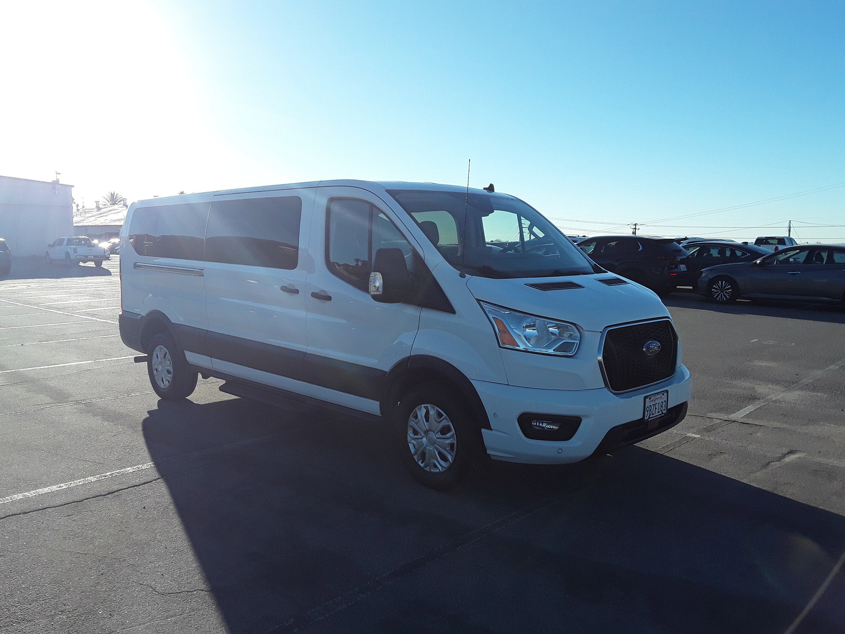 Used 2022 Ford Transit Passenger Wagon T-350 148" Low Roof XLT RWD