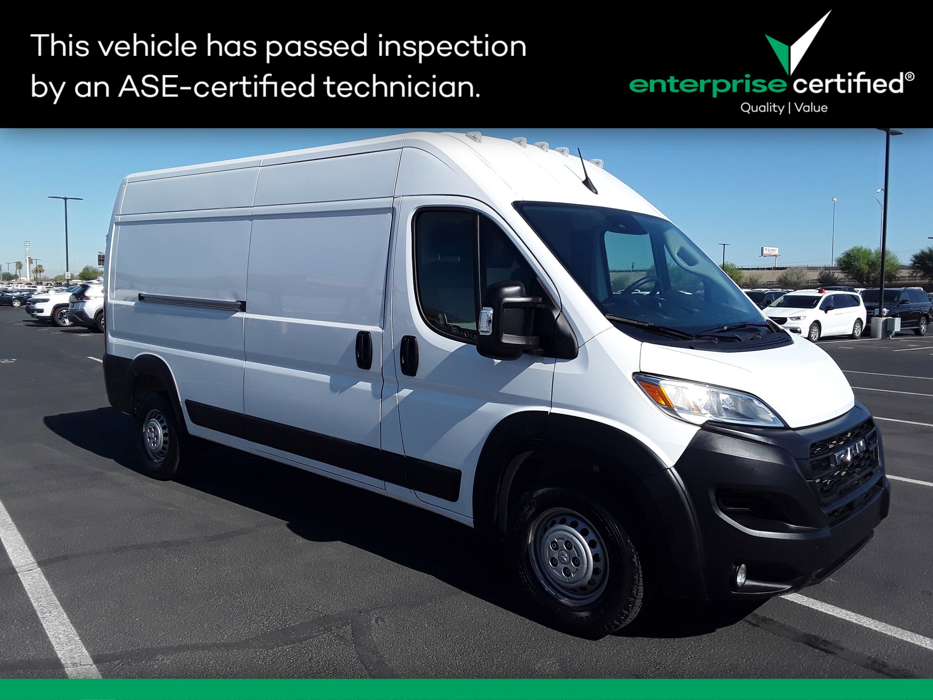 Used 2024 Ram ProMaster Cargo Van Tradesman 2500 High Roof 159" WB w/Pass Seat