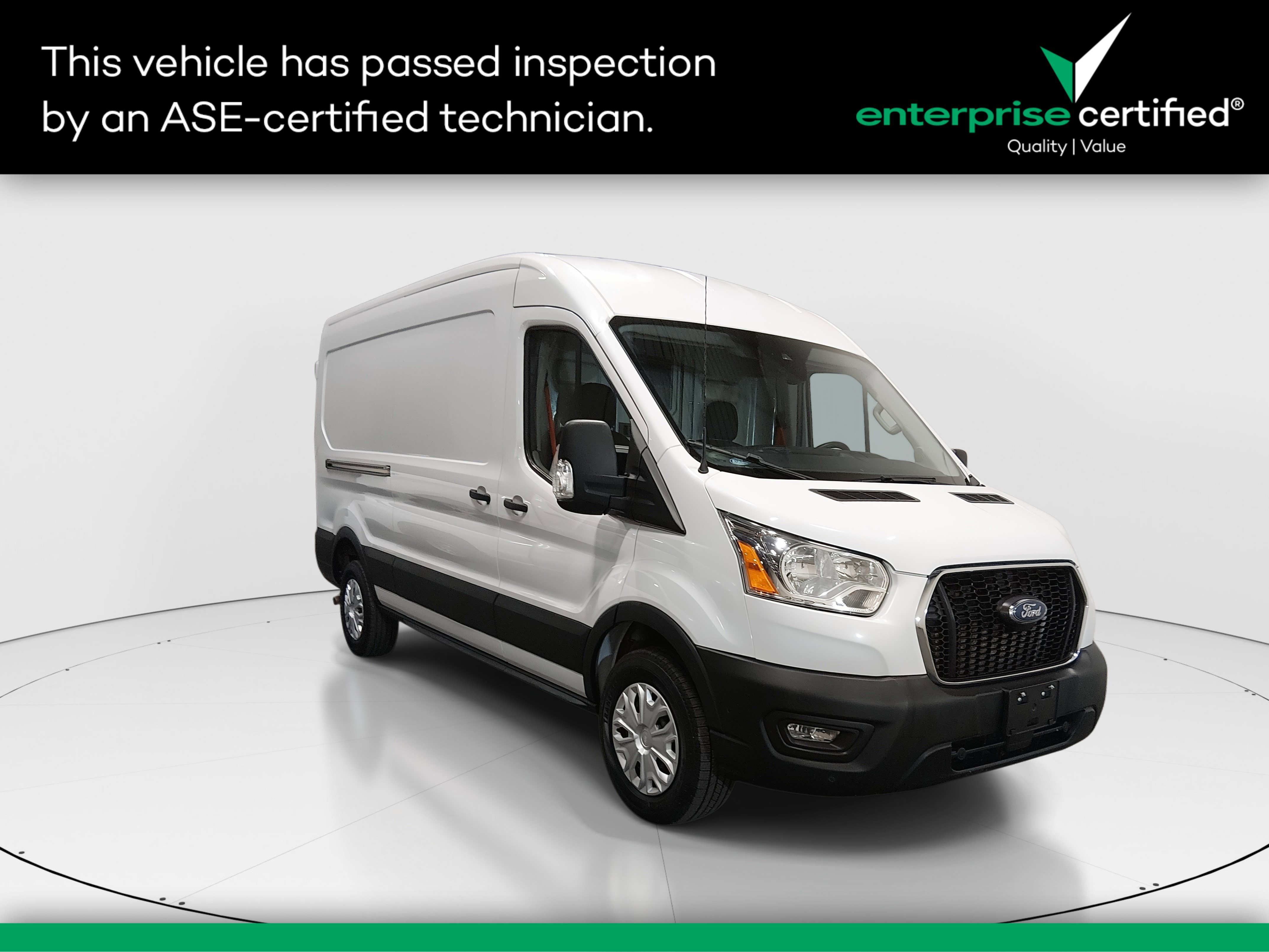 Used 2021 Ford Transit Cargo Van T-250 148" Med Rf 9070 GVWR RWD