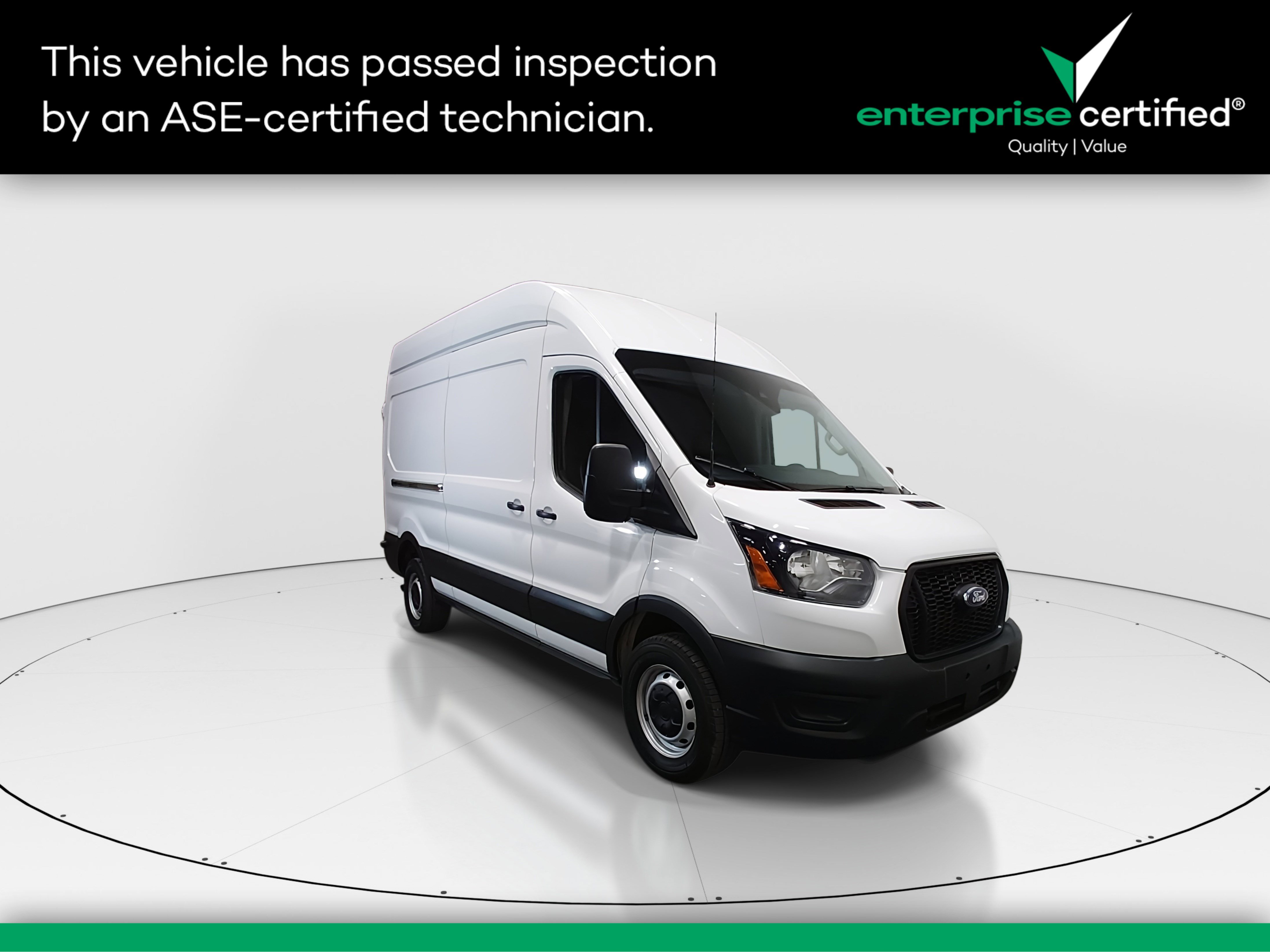 Used 2024 Ford Transit Cargo Van T-250 148" Hi Rf 9070 GVWR RWD