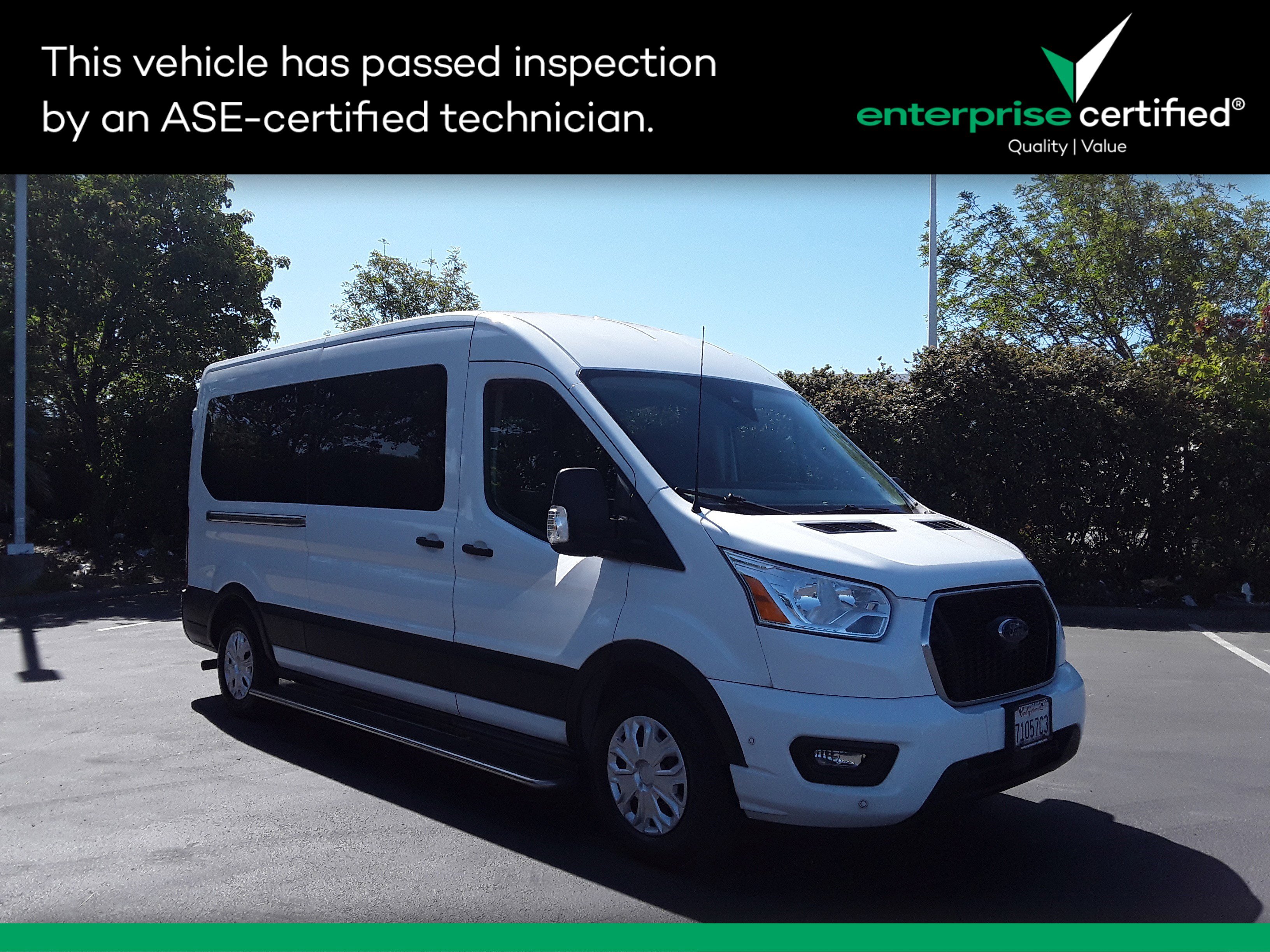 Used 2021 Ford Transit Passenger Wagon T-350 148" Med Roof XLT RWD
