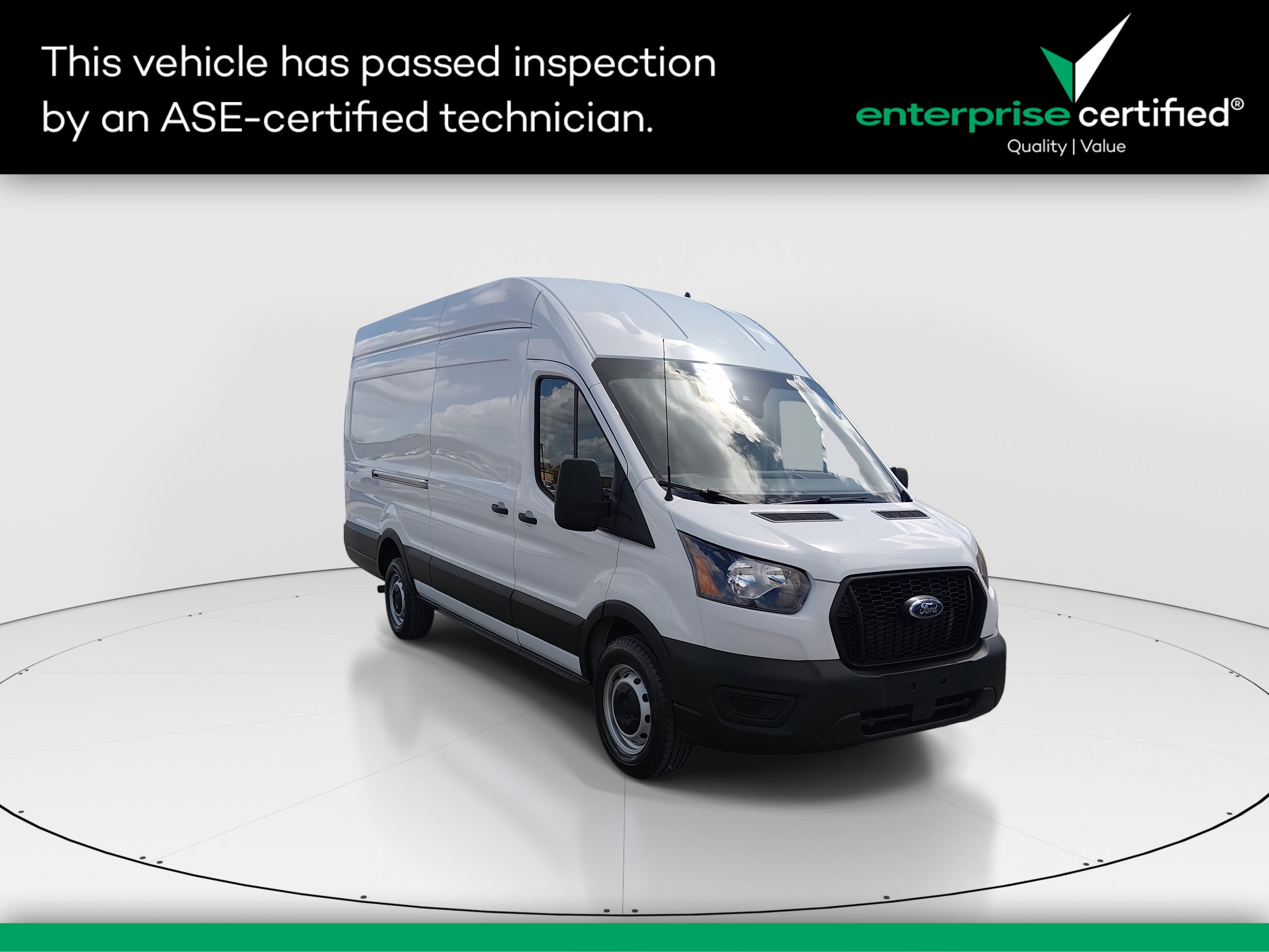 Used 2023 Ford Transit Cargo Van T-250 148" EL Hi Rf 9070 GVWR RWD