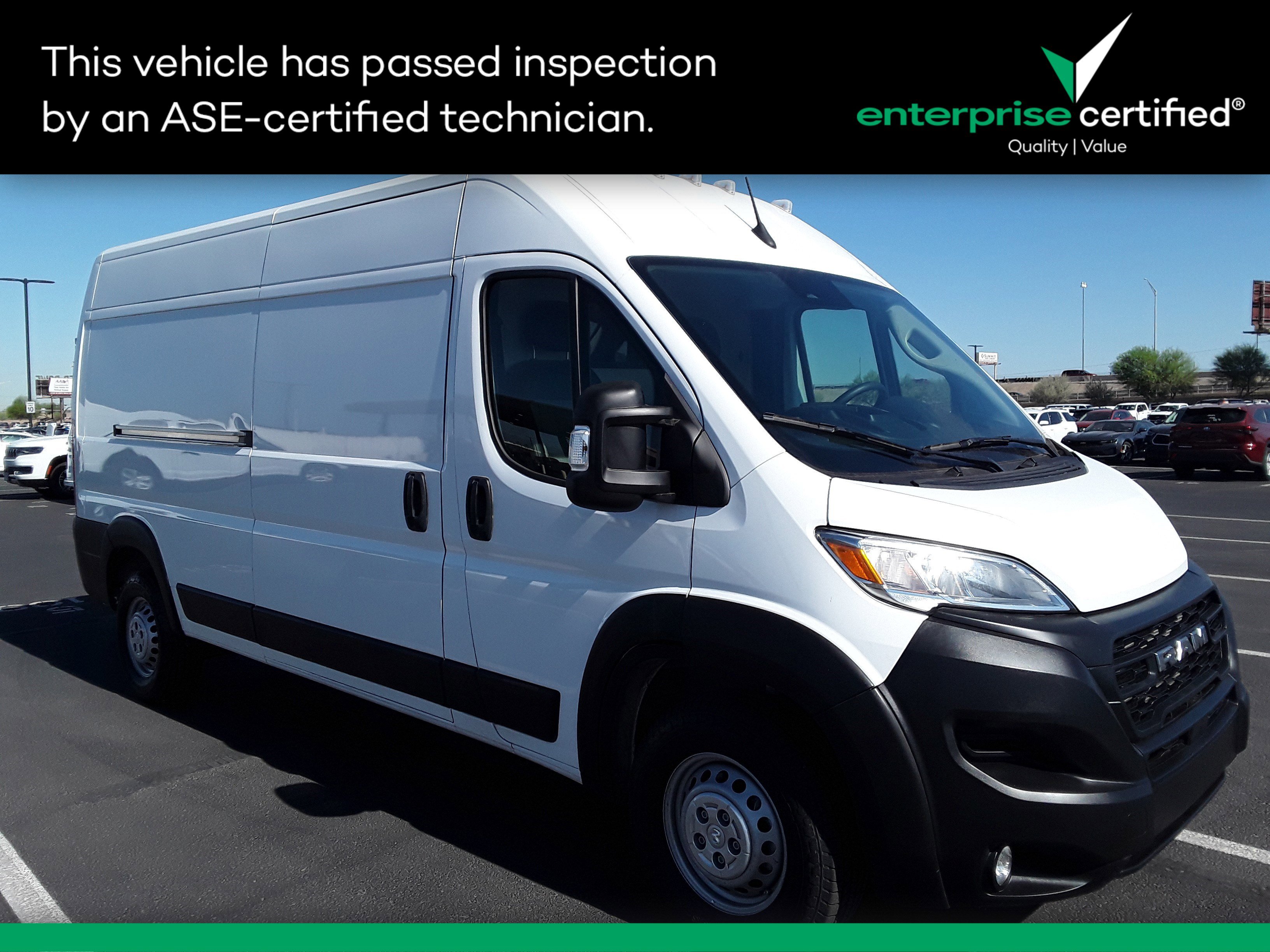 Used 2024 Ram ProMaster Cargo Van Tradesman 2500 High Roof 159" WB w/Pass Seat