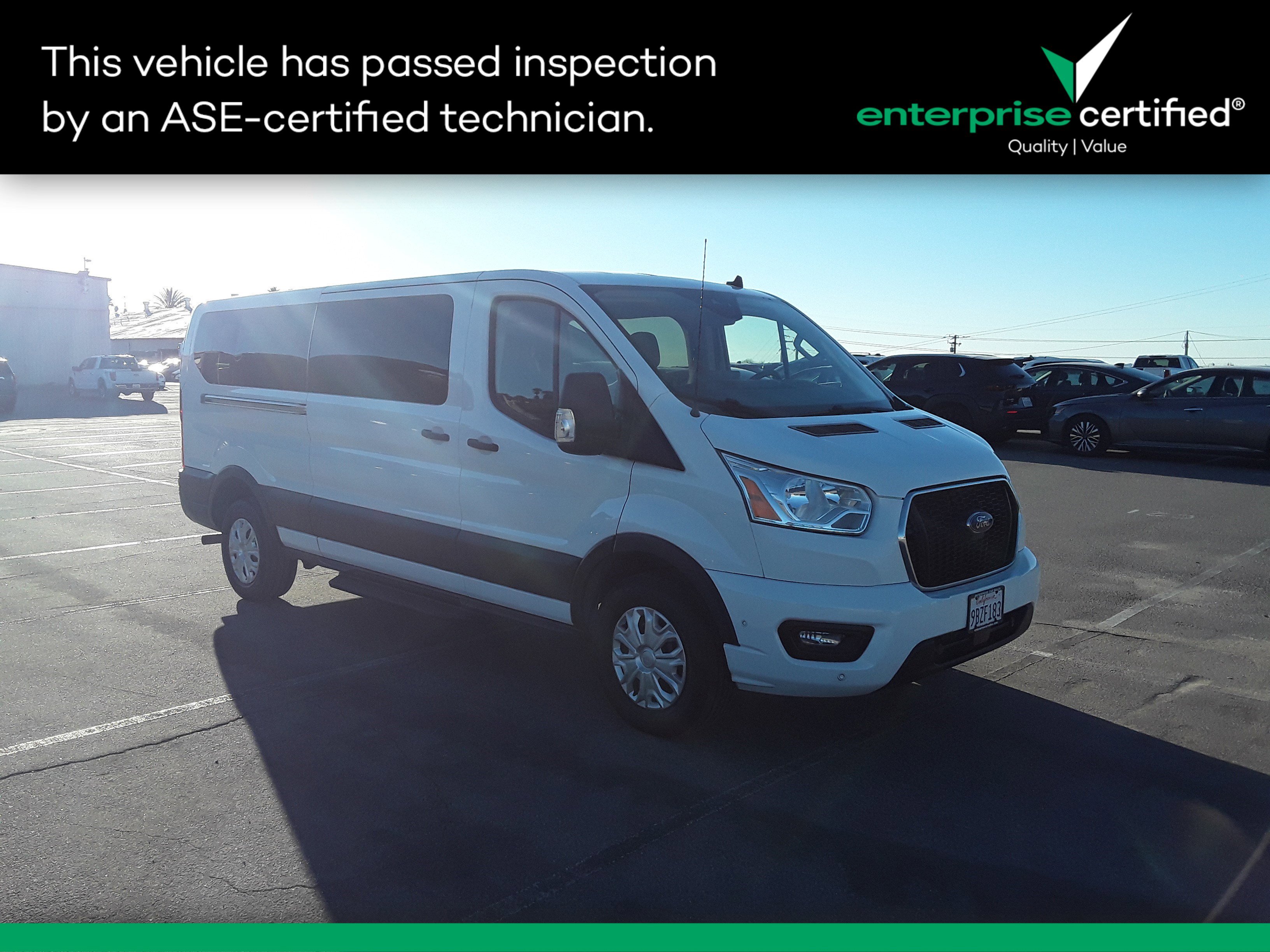 Used 2022 Ford Transit Passenger Wagon T-350 148" Low Roof XLT RWD