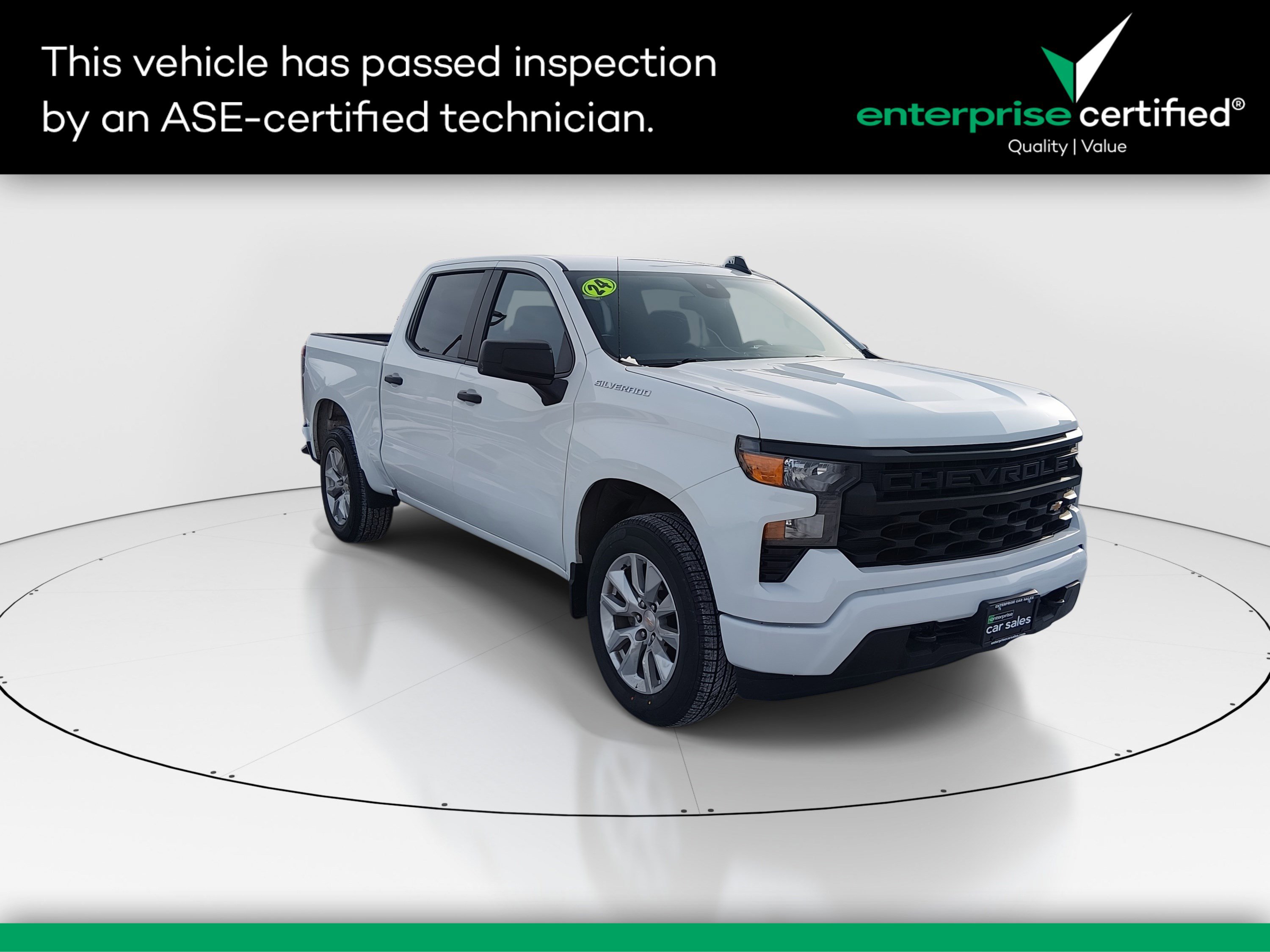 Used 2024 Chevrolet Silverado 1500 Custom 4WD Crew Cab 147"