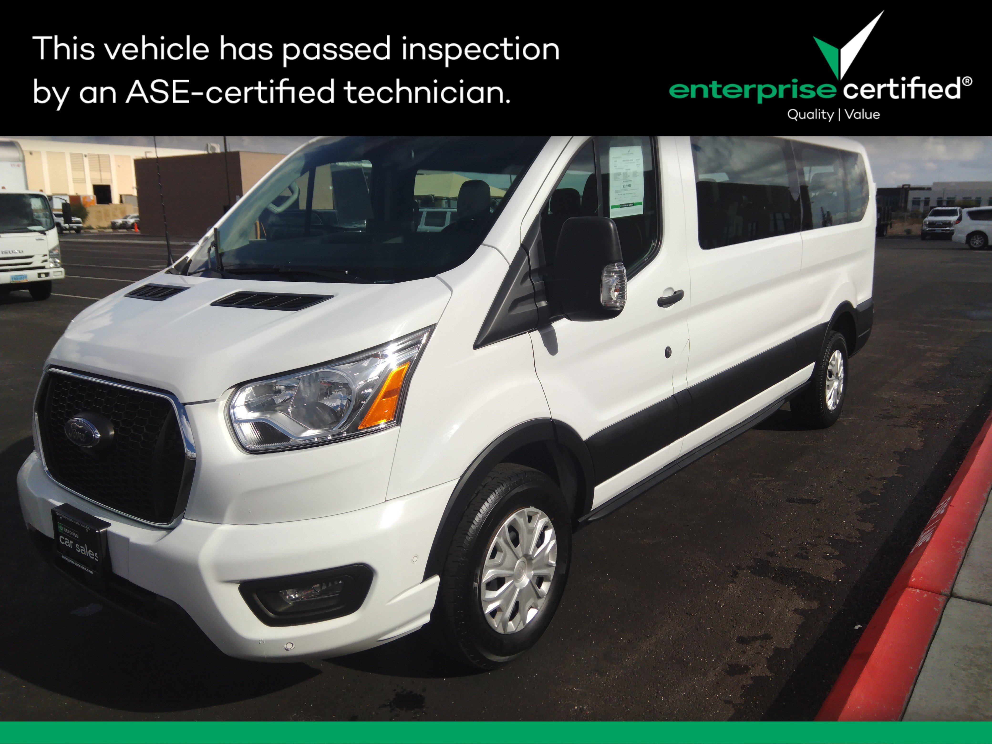 Used 2022 Ford Transit Passenger Wagon T-350 148" Low Roof XLT RWD