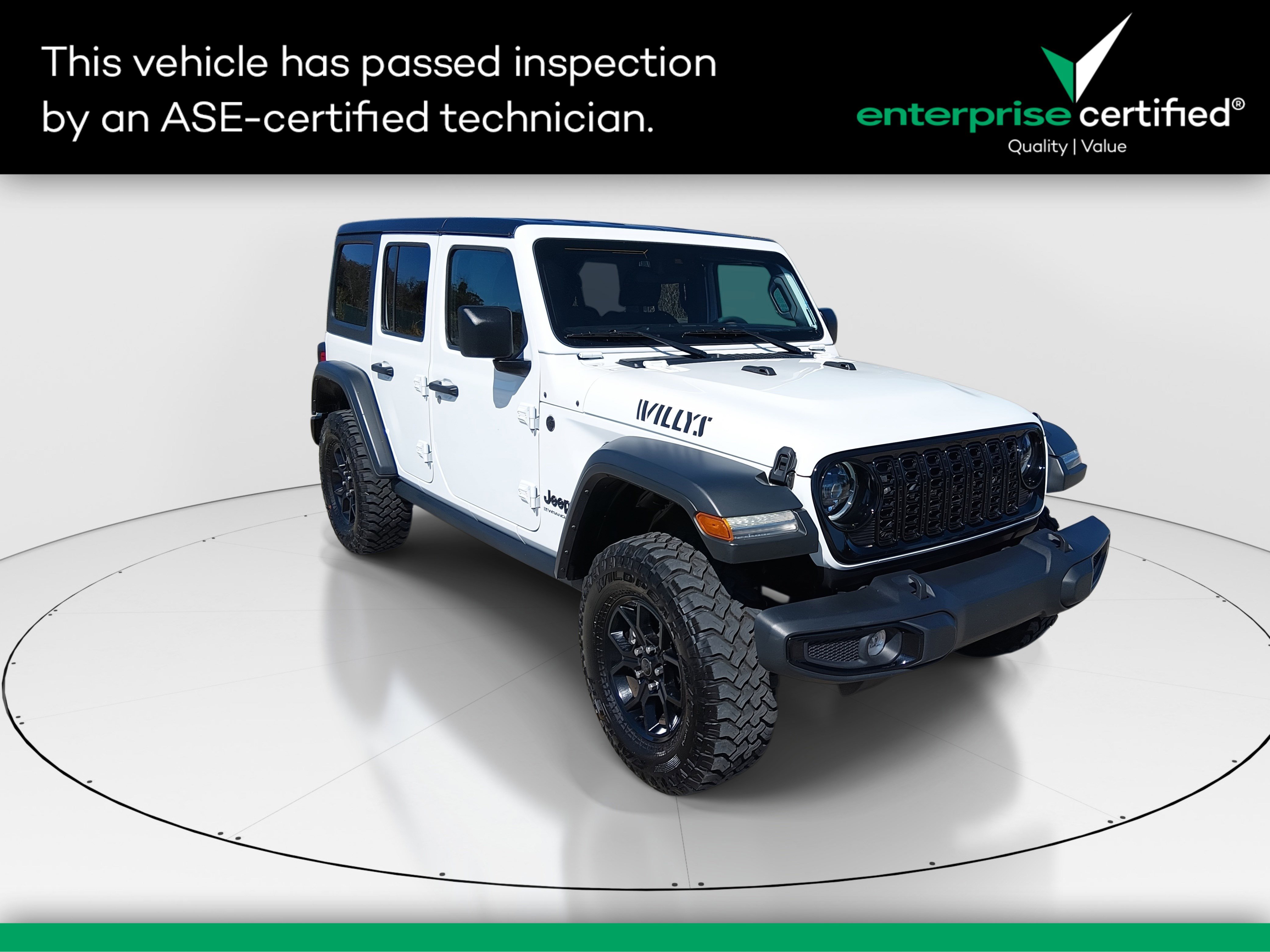 Used 2025 Jeep Wrangler Willys 4 Door 4x4