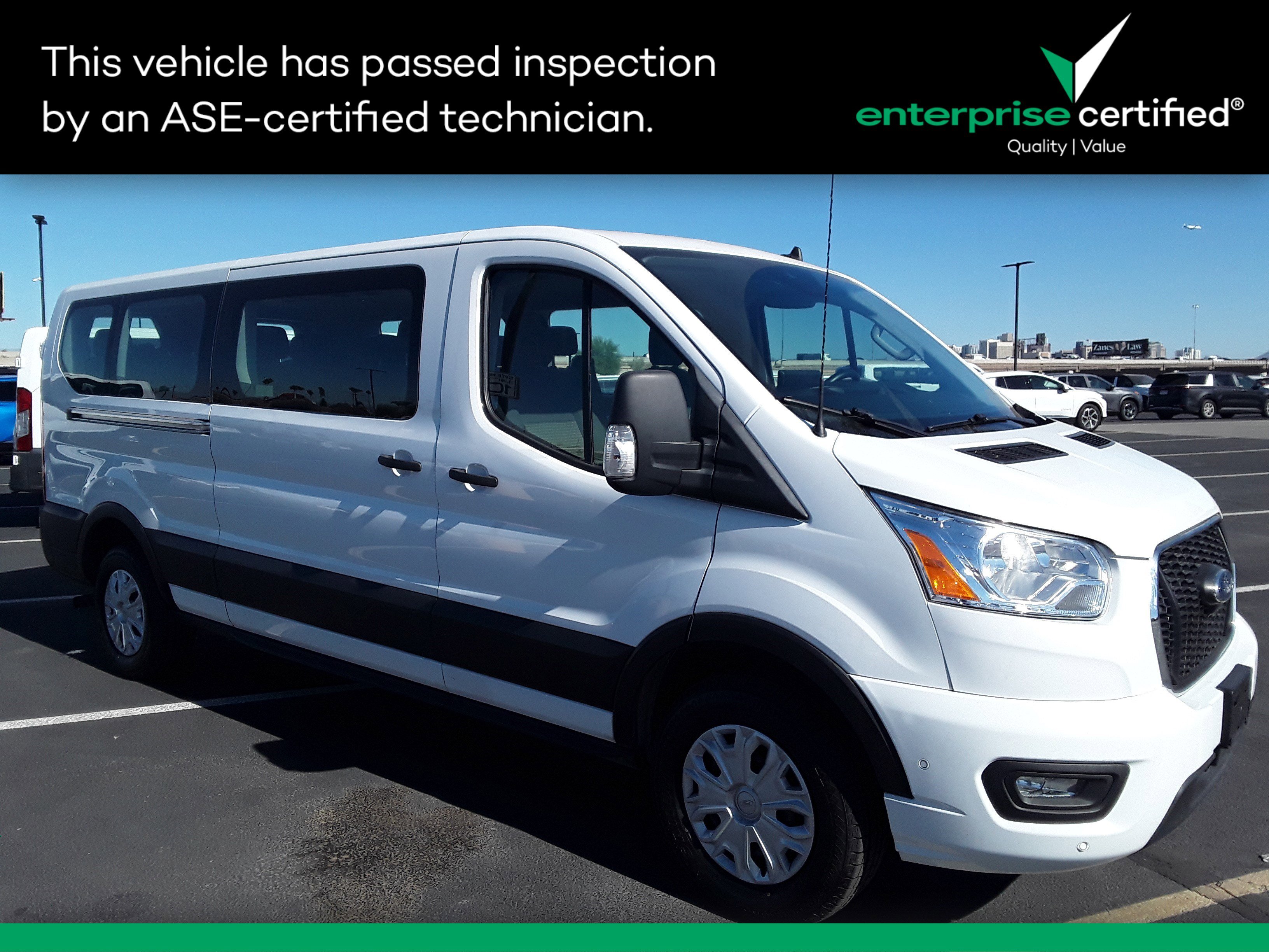 Used 2022 Ford Transit Passenger Wagon T-350 148" Low Roof XLT RWD