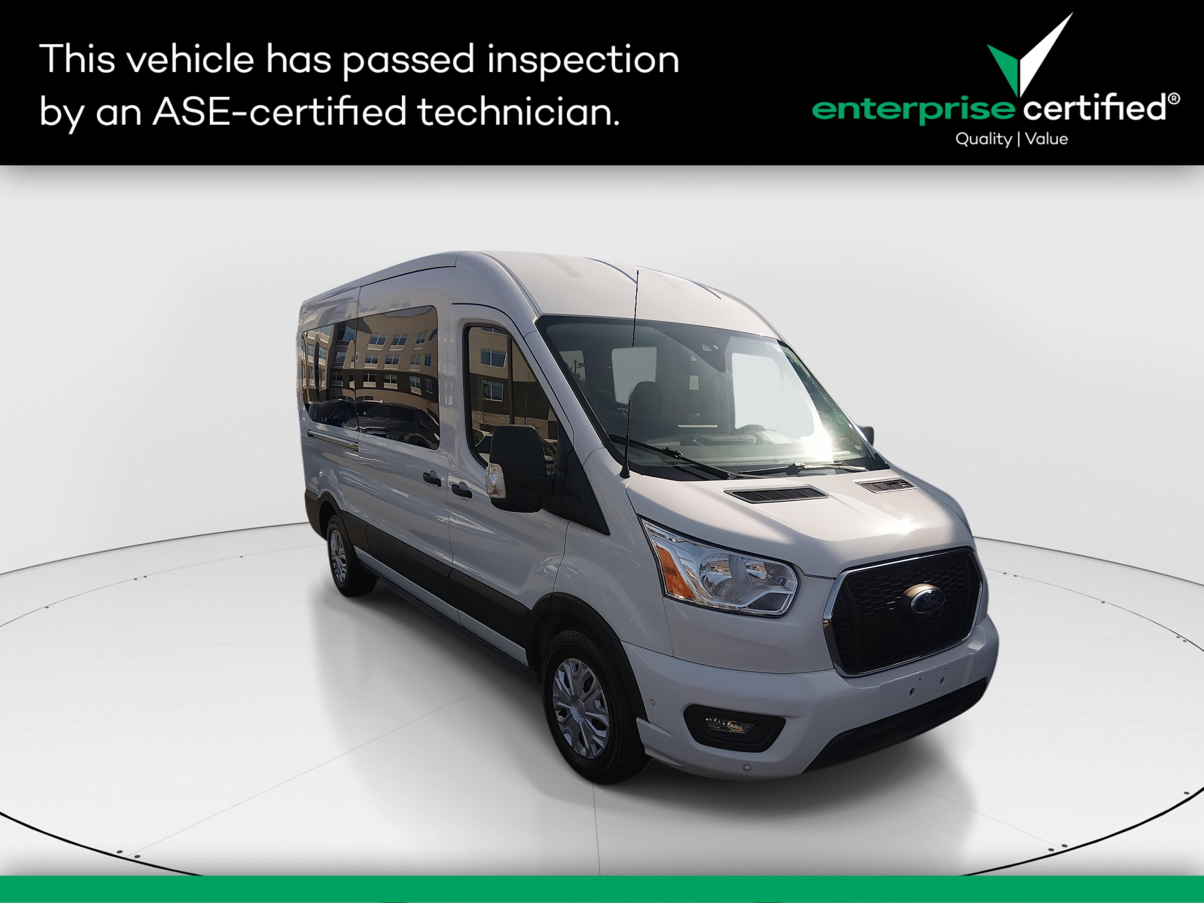 Used 2022 Ford Transit Passenger Wagon T-350 148" Med Roof XLT RWD