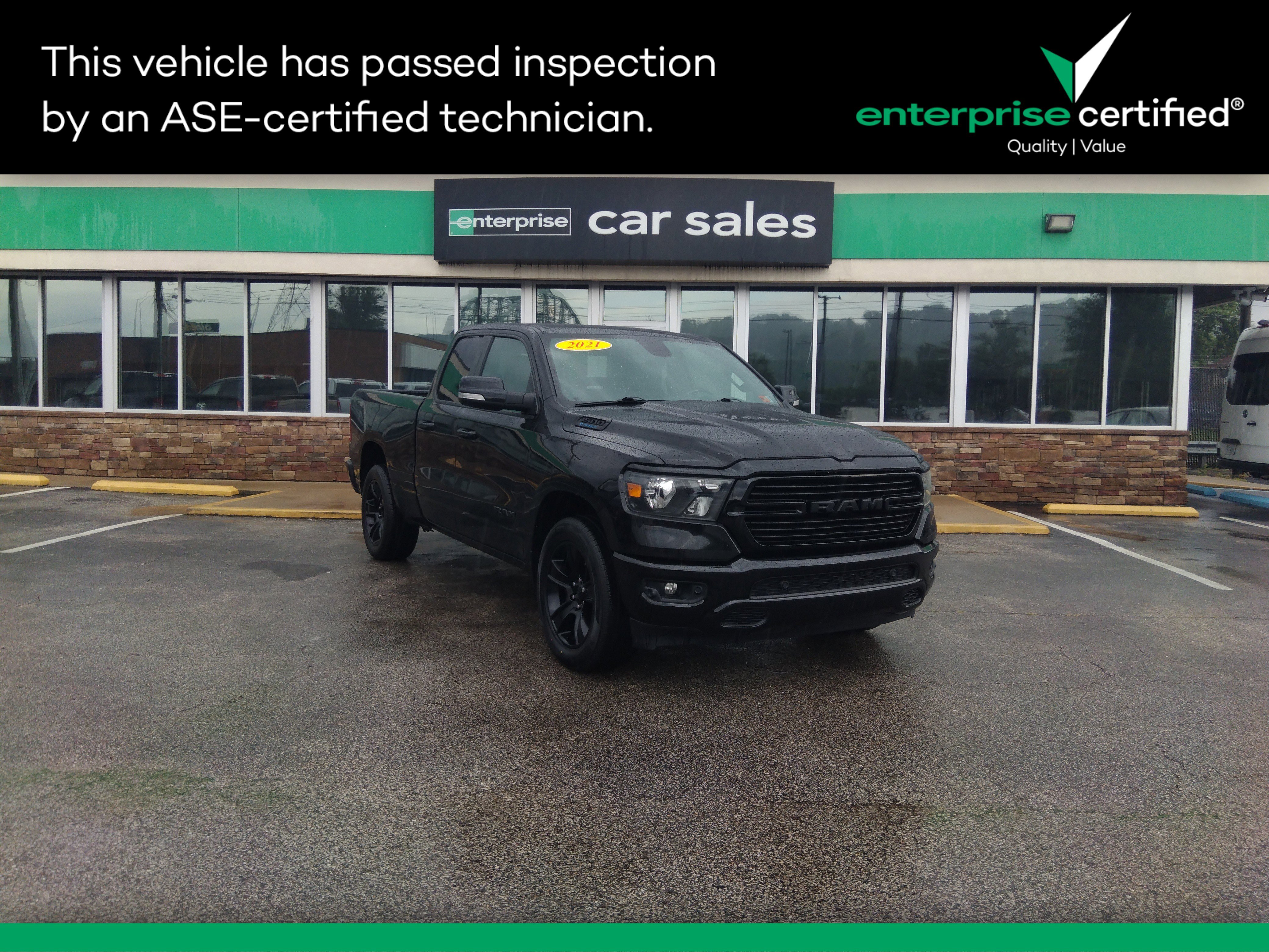 Used 2021 Ram 1500 Big Horn 4x2 Quad Cab 6'4" Box