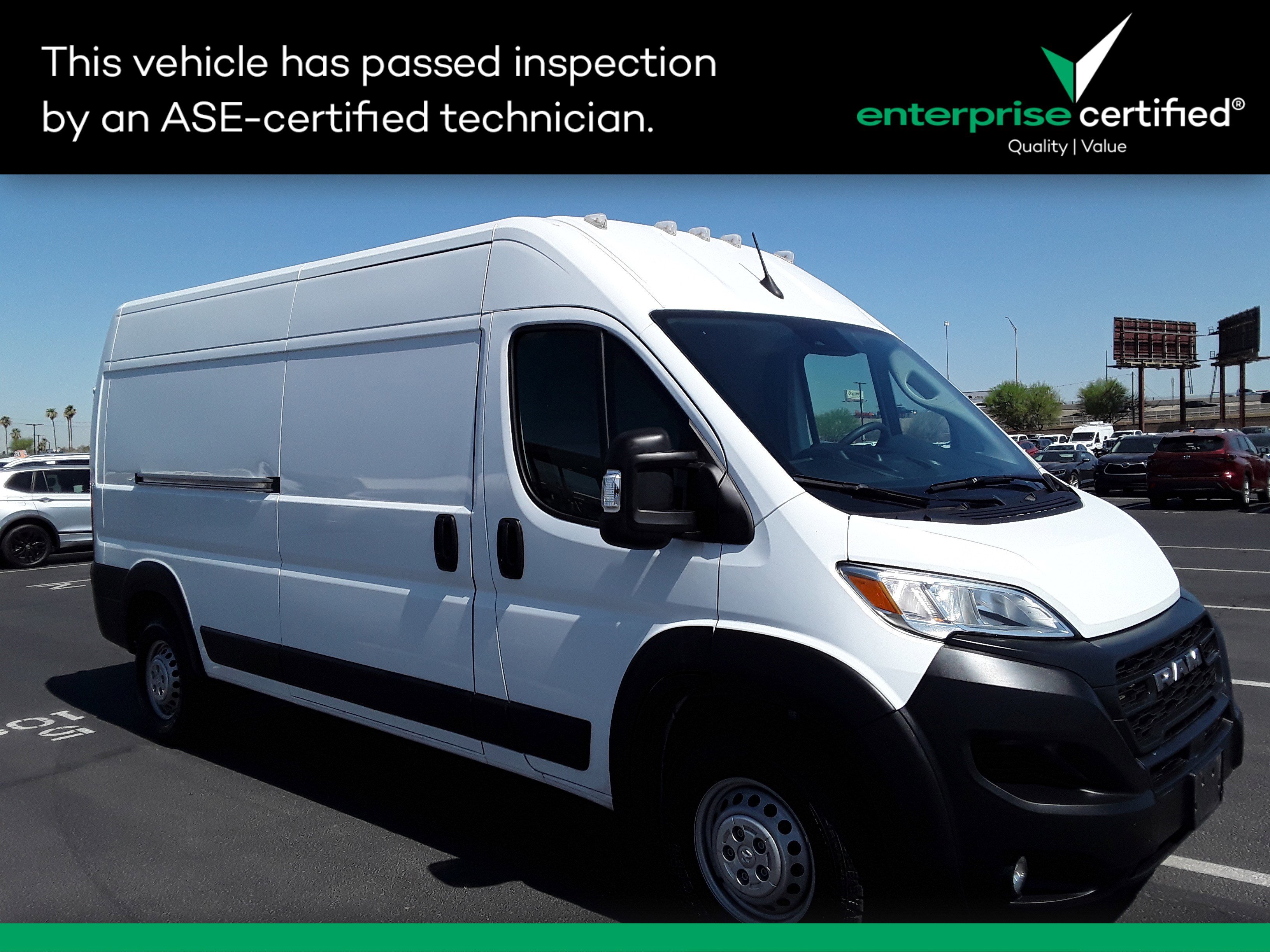 Used 2024 Ram ProMaster Cargo Van Tradesman 2500 High Roof 159" WB w/Pass Seat
