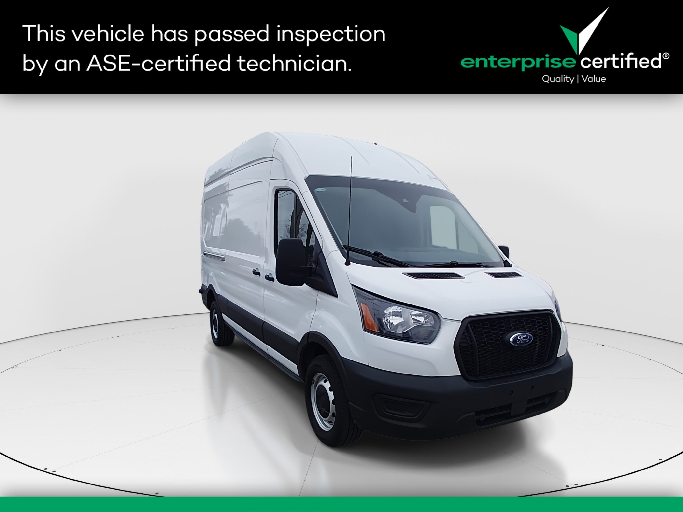 Used 2024 Ford Transit Cargo Van T-250 148" Hi Rf 9070 GVWR RWD