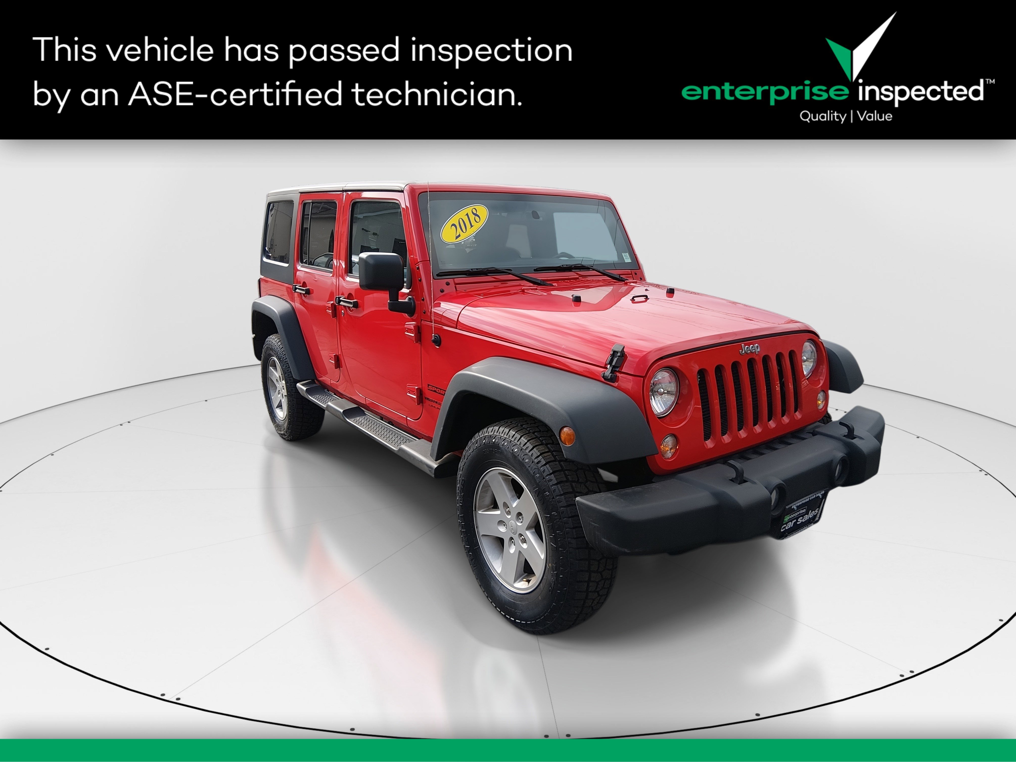 Used 2018 Jeep Wrangler JK Unlimited Sport 4x4