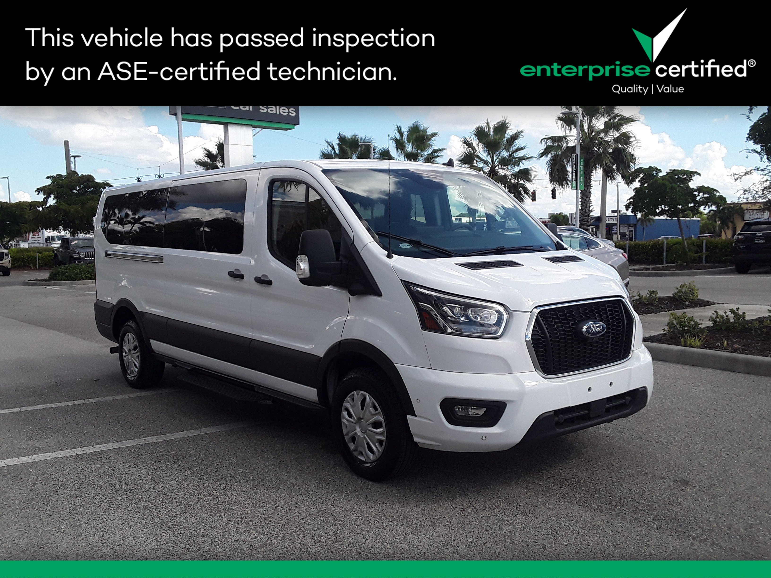 Used 2023 Ford Transit Passenger Wagon T-350 148" Low Roof XLT RWD