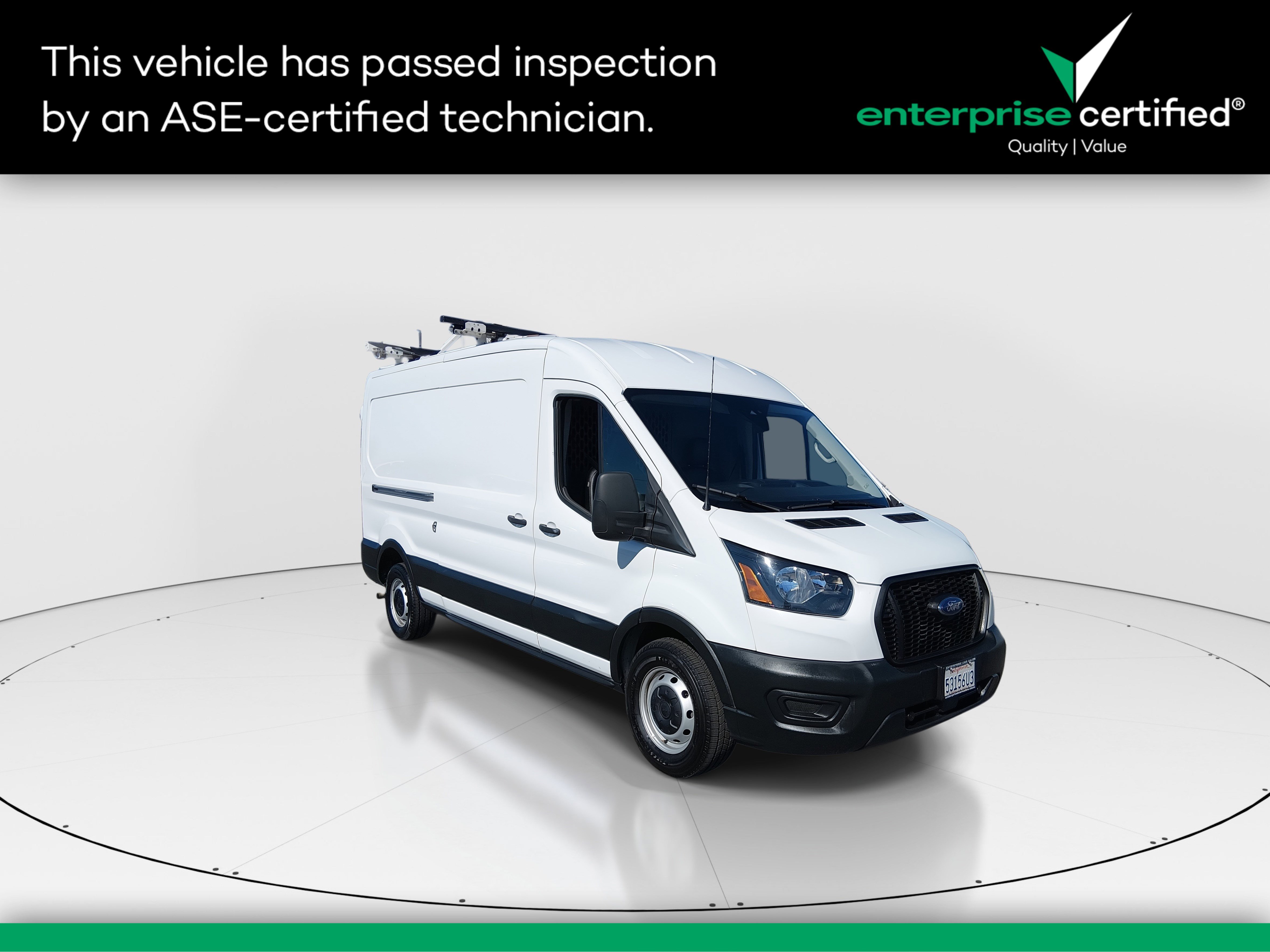 Used 2023 Ford Transit Cargo Van T-150 148" Med Rf 8670 GVWR RWD