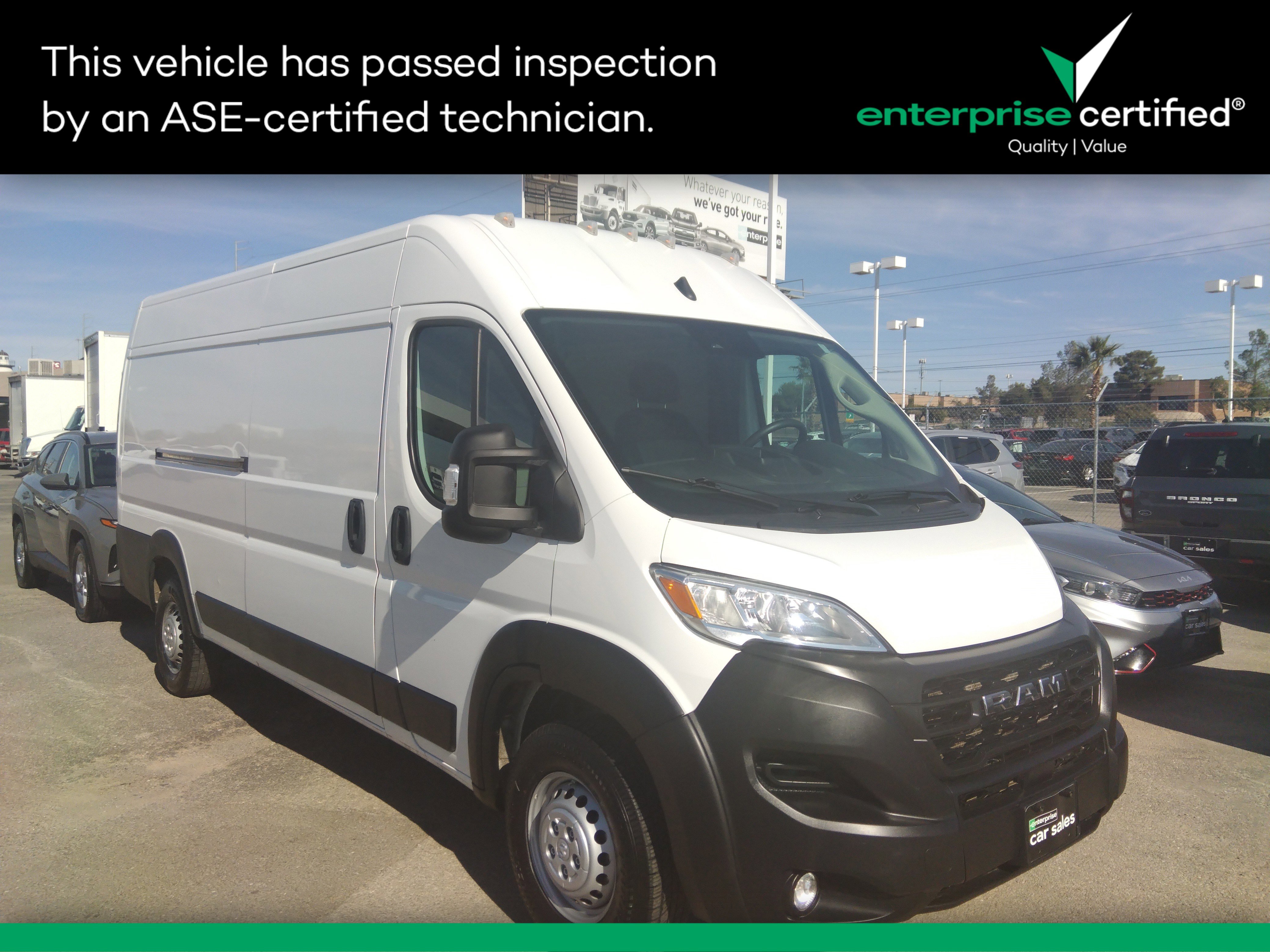 Used 2025 Ram ProMaster Cargo Van Tradesman 3500 High Roof 159" WB EXT w/Pass Seat