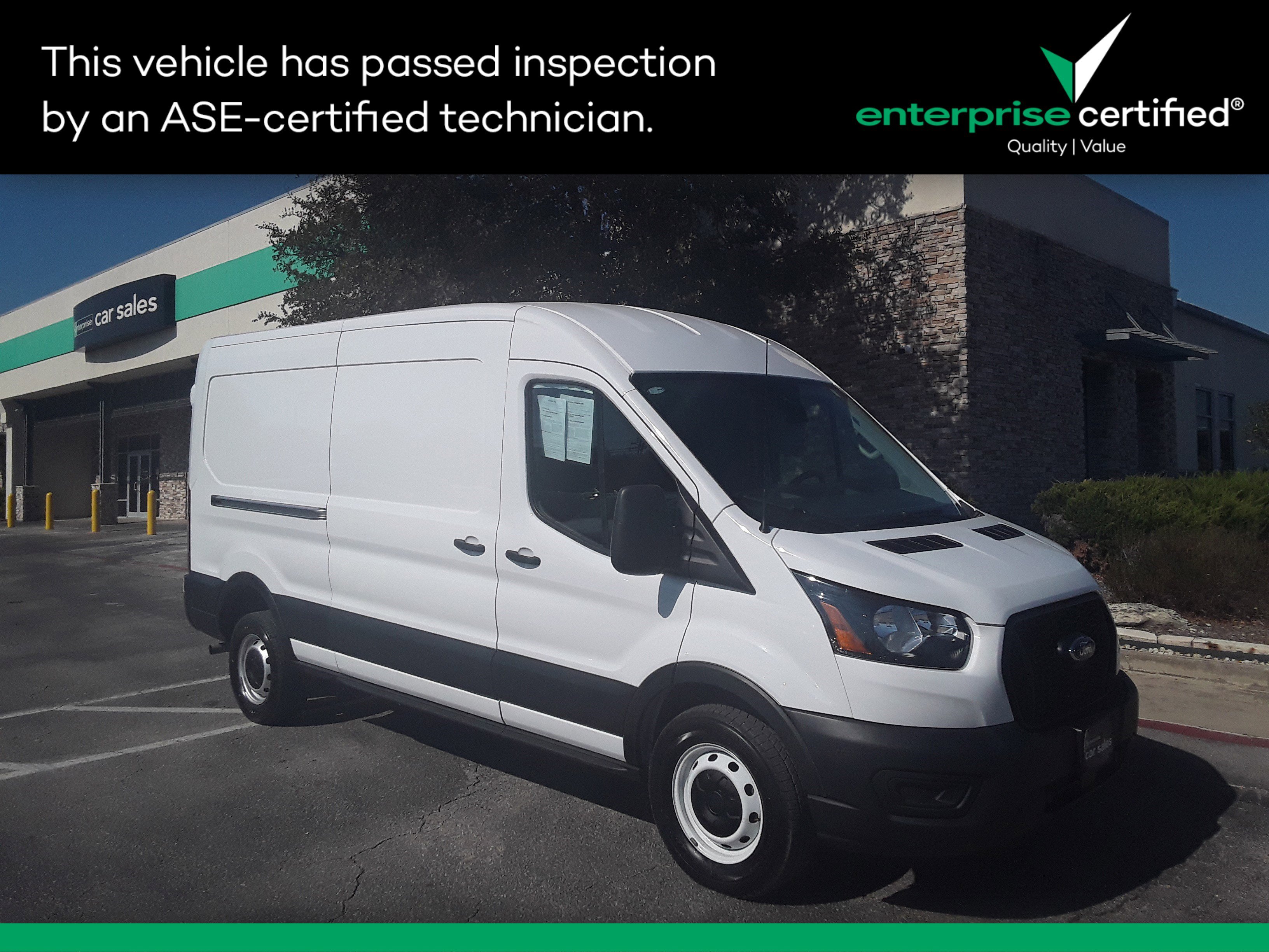 Used 2023 Ford Transit Cargo Van T-250 148" Med Rf 9070 GVWR RWD