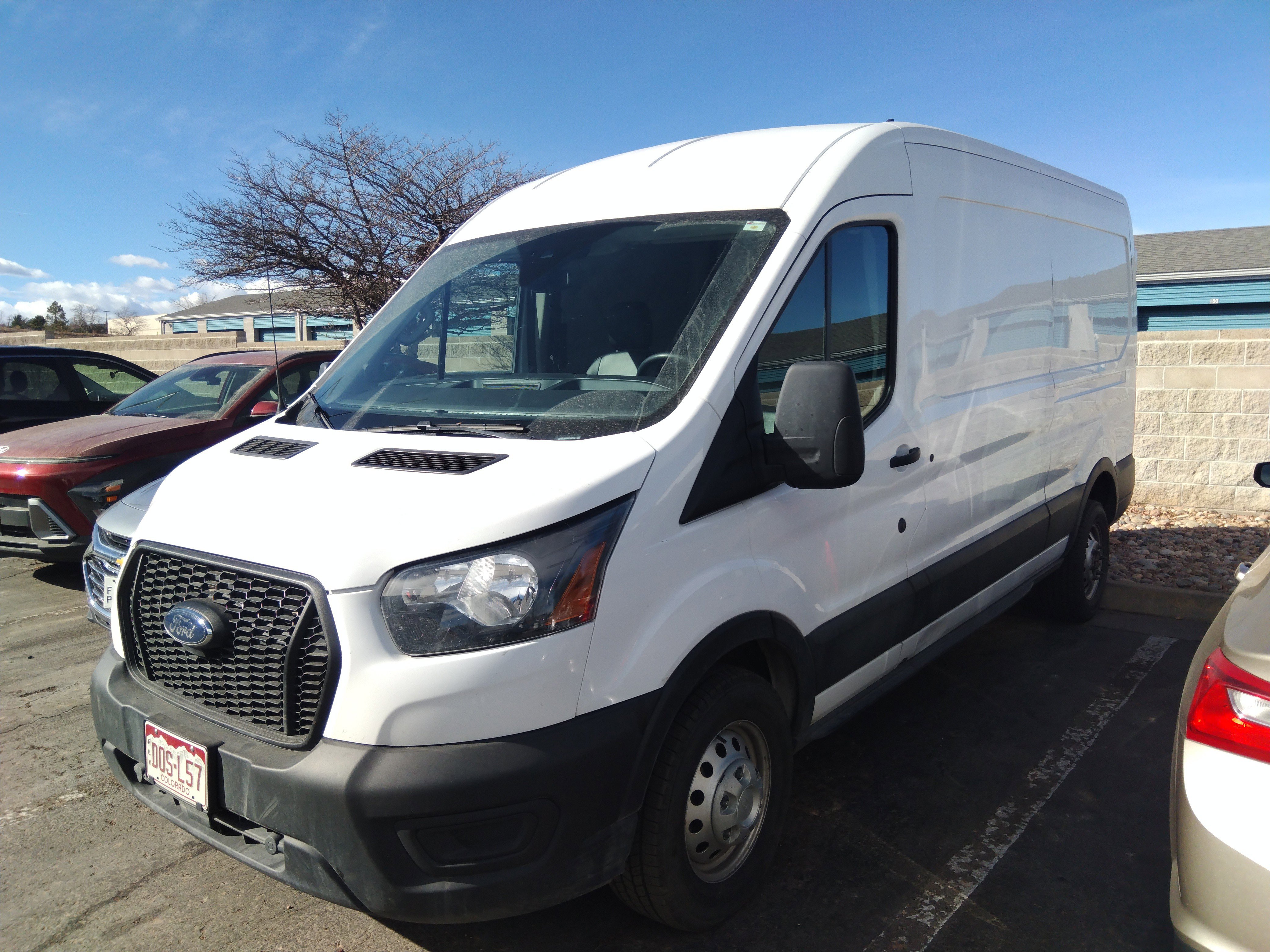Used 2023 Ford Transit Cargo Van AWD T-250 148" Med Rf 9070 GVWR AWD
