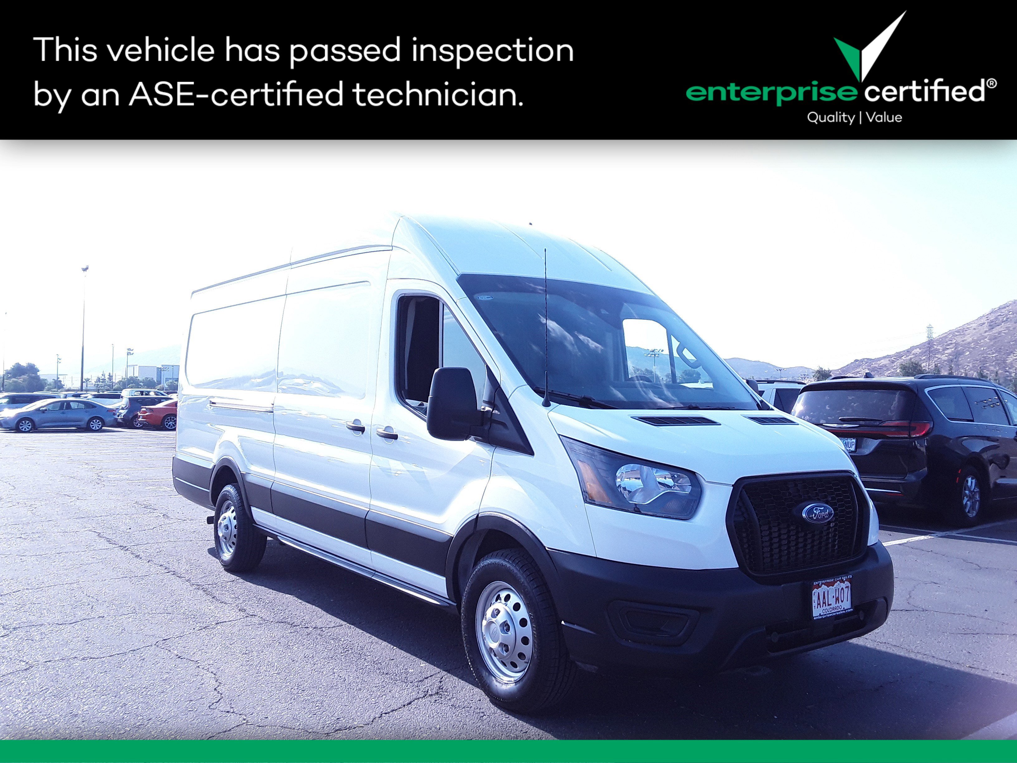 Used 2023 Ford Transit Cargo Van T-250 148" EL Hi Rf 9070 GVWR AWD